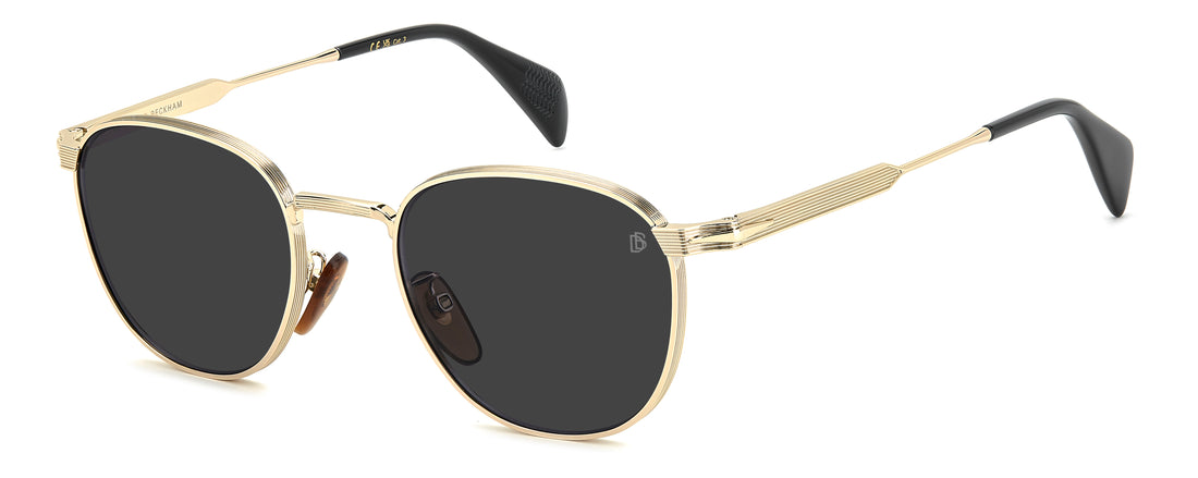 Sunglasses david beckham db 1228/s rhl 2k dorado pantos masculino size 51mm - Main view