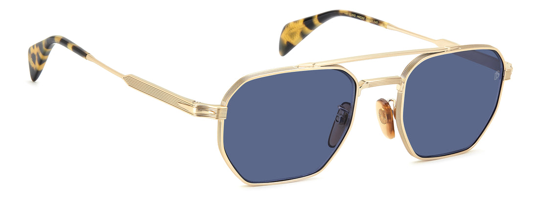 Sunglasses david beckham db 1229/s hm2 a9 dorado navigator masculino size 52mm - Detailed view