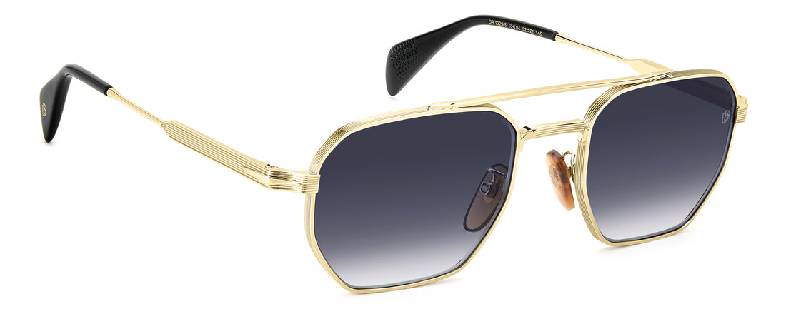 Sunglasses david beckham db 1229/s rhl 84 dorado navigator masculino size 52mm - Detailed view