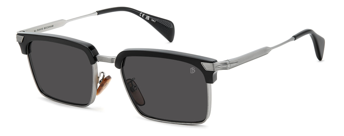 Solbriller david beckham db 1227/g/s 284 2k negro rectangular masculino størrelse 54mm - Hovedvisning