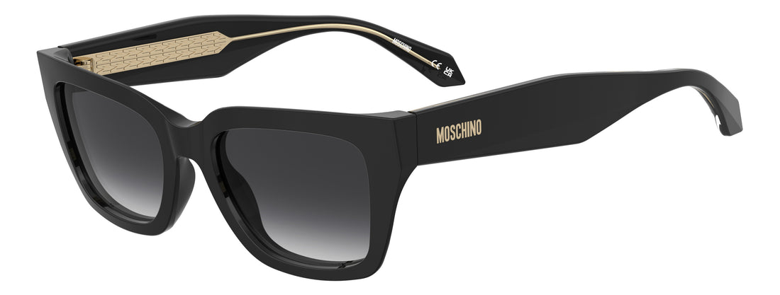 Zonnebrillen moschino mos216/s 807 9o negro rectangular femenino maat 53mm - Hoofdaanzicht