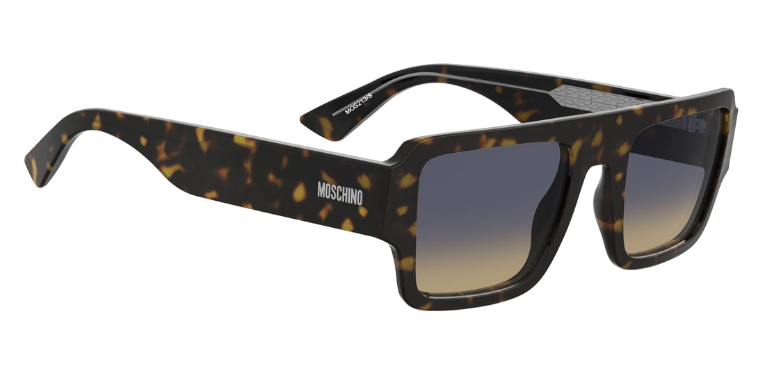 Occhiali da sole moschino mos213/s 086 ie havana square unisex taglia 54mm - Vista dettagliata