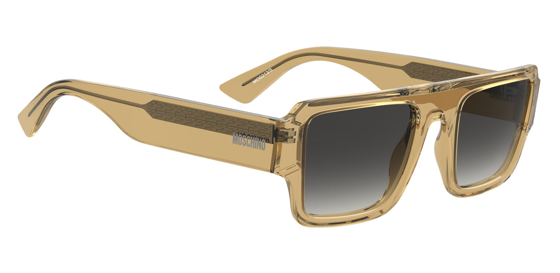Occhiali da sole moschino mos213/s ham 9o beige square unisex taglia 54mm - Vista dettagliata
