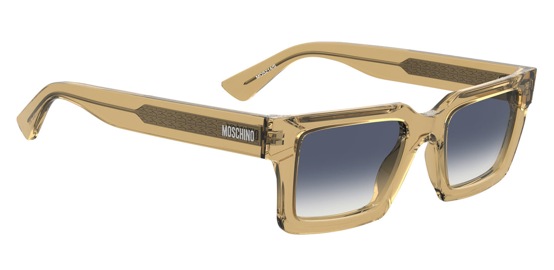 Occhiali da sole moschino mos214/s ham 08 beige rectangular unisex taglia 52mm - Vista dettagliata