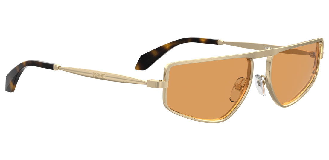 Occhiali da sole moschino mos209/s 000 n8 dorado square unisex taglia 59mm - Vista dettagliata
