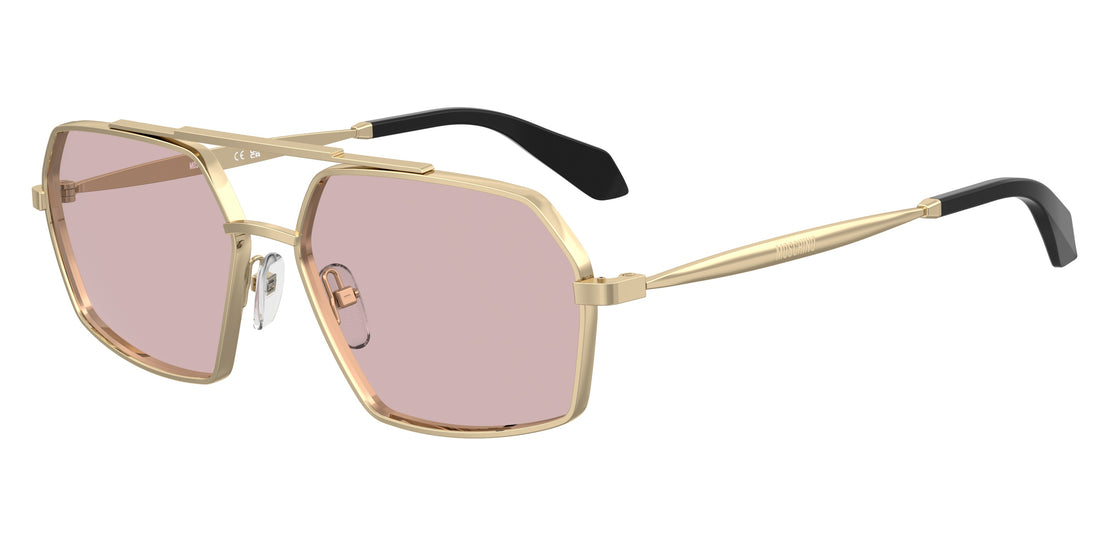 Occhiali da sole moschino mos210/s 000 q4 dorado square unisex taglia 60mm - Vista principale