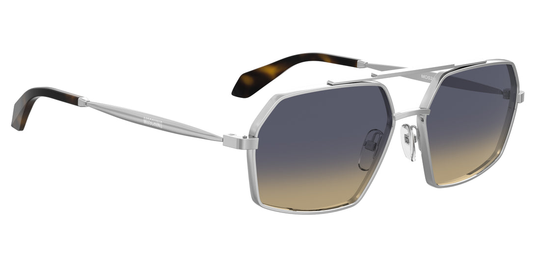 Occhiali da sole moschino mos210/s 010 ie plateado square unisex taglia 60mm - Vista dettagliata