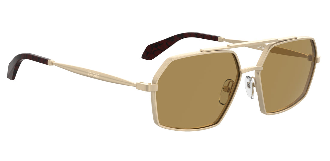 Occhiali da sole moschino mos210/s aoz 70 dorado square unisex taglia 60mm - Vista dettagliata