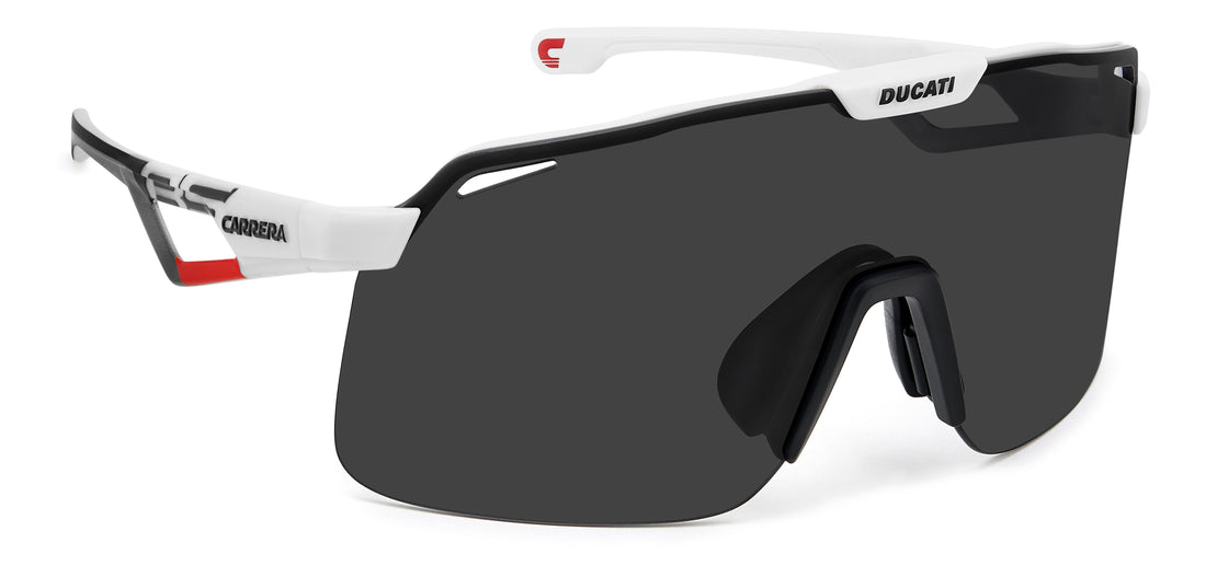 Lunettes de soleil carrera ducati carduc 066/s vk6 ir blanco mask masculino taille 99mm - Vue détaillée