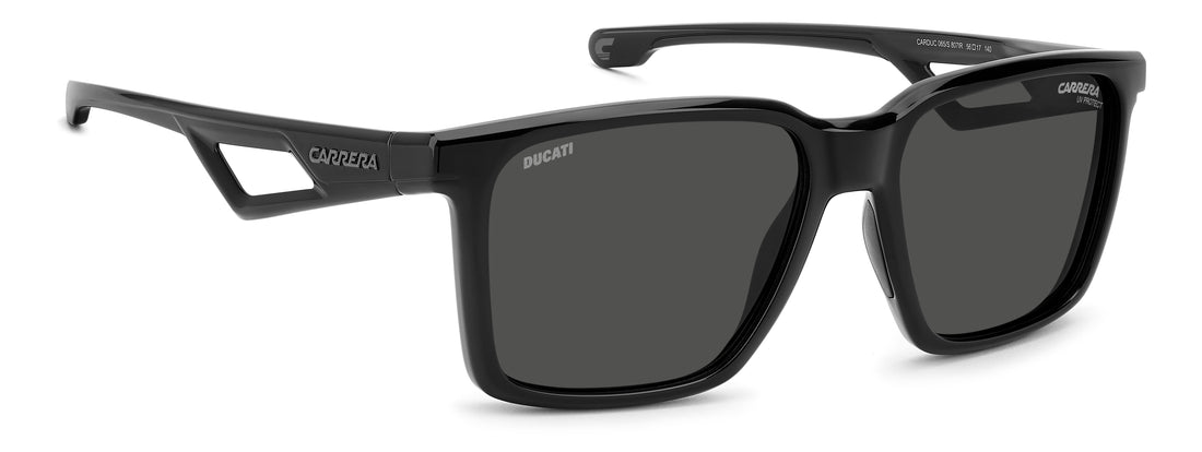 Lunettes de soleil carrera ducati carduc 065/s 807 ir negro rectangular masculino taille 56mm - Vue détaillée