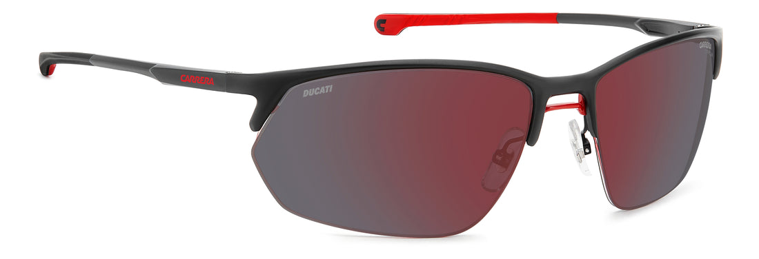 Lunettes de soleil carrera ducati carduc 064/s 003 h4 negro rectangular masculino taille 65mm - Vue détaillée