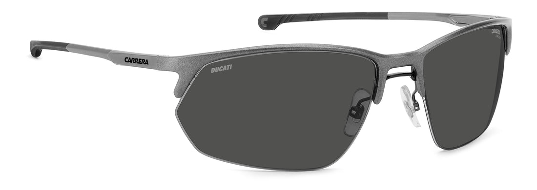 Lunettes de soleil carrera ducati carduc 064/s r80 ir plateado rectangular masculino taille 65mm - Vue détaillée