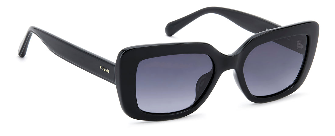 Occhiali da sole fossil fos 3181/s 807 9o negro rectangular femenino taglia 52mm - Vista dettagliata