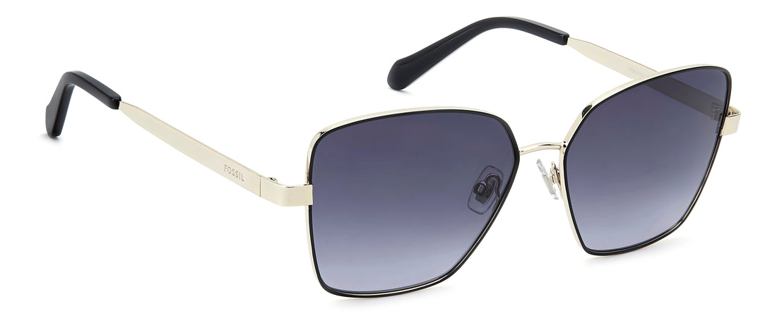 Occhiali da sole fossil fos 3182/g/s 3yg 9o dorado square femenino taglia 57mm - Vista dettagliata