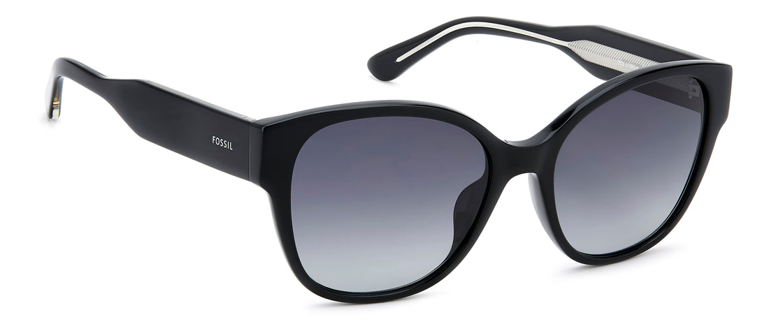 Occhiali da sole fossil fos 2170/g/s 807 9o negro cat eye femenino taglia 55mm - Vista dettagliata