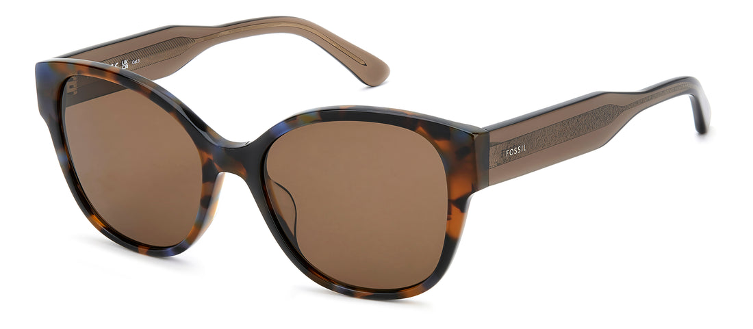 Sonnenbrillen fossil fos 2170/g/s x8q 70 marron cat eye femenino größe 55mm - Hauptansicht