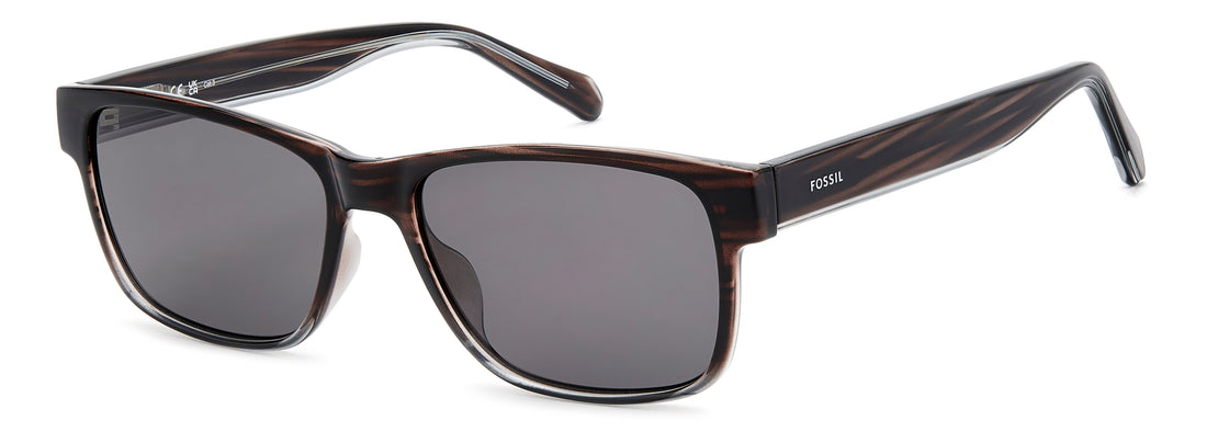 Occhiali da sole fossil fos 3179/g/s ex4 ir marron rectangular masculino taglia 58mm - Vista principale