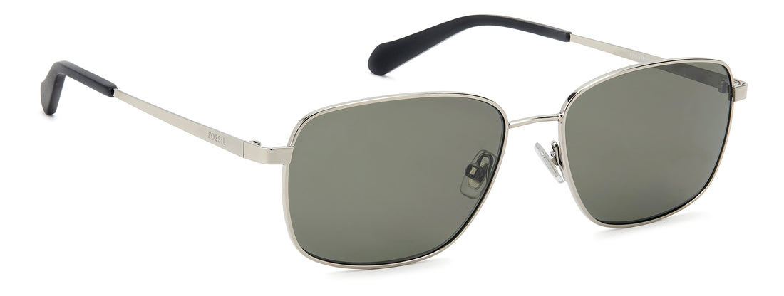 Occhiali da sole fossil fos 3180/g/s 6lb 70 plateado rectangular masculino taglia 58mm - Vista dettagliata