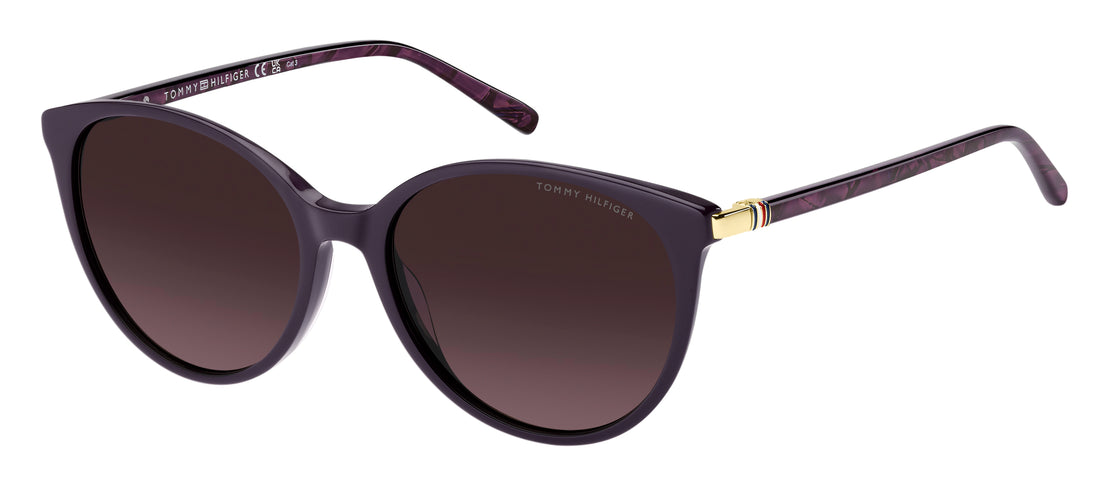 Óculos de sol tommy hilfiger th 2350/s b3v 3x violeta pantos femenino tamanho 55mm - Vista principal
