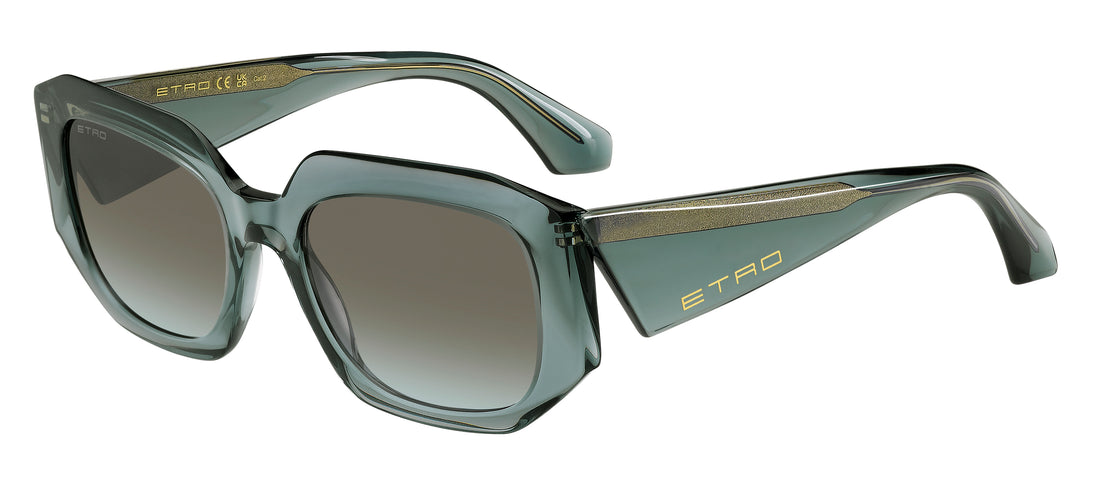 Occhiali da sole etro 0123/s zi9 bc verde rectangular femenino taglia 55mm - Vista principale