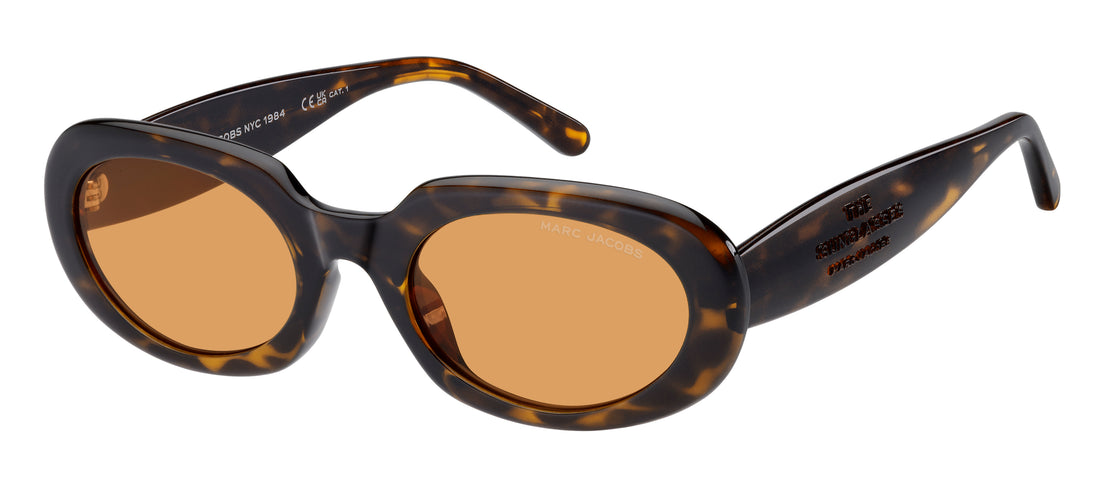 Occhiali da sole marc jacobs marc 887/g/s 086 w7 havana oval femenino taglia 53mm - Vista principale