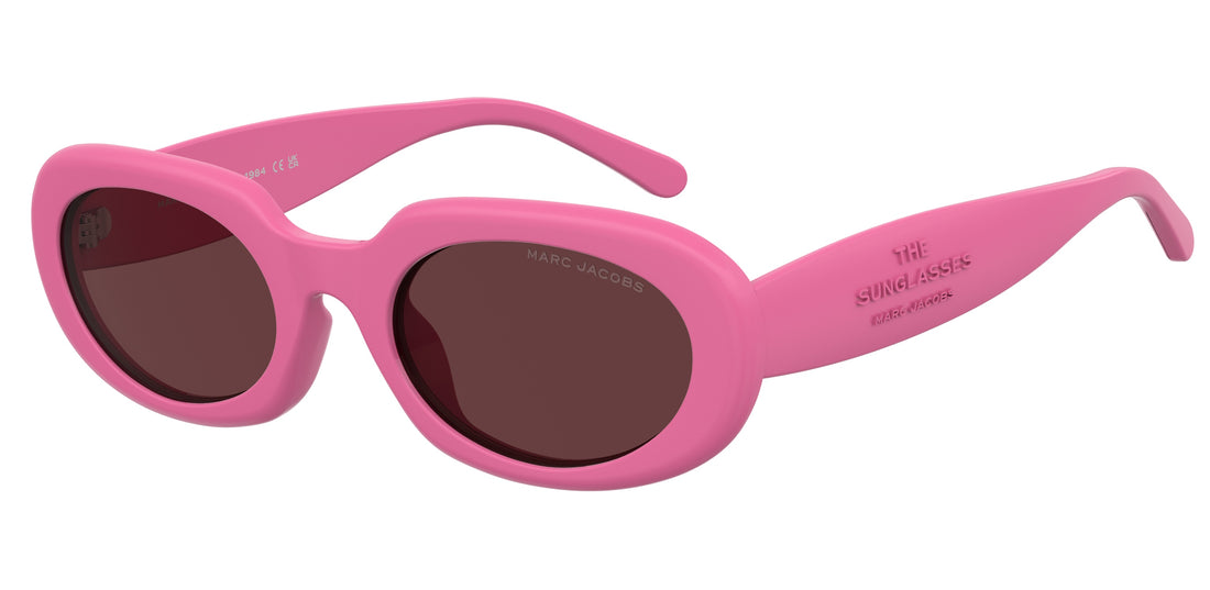 Occhiali da sole marc jacobs marc 887/g/s mu1 4s rosa oval femenino taglia 53mm - Vista principale