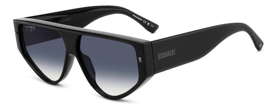 Occhiali da sole dsquared2 d2 0201/s 807 08 negro other shape masculino taglia 61mm - Vista principale
