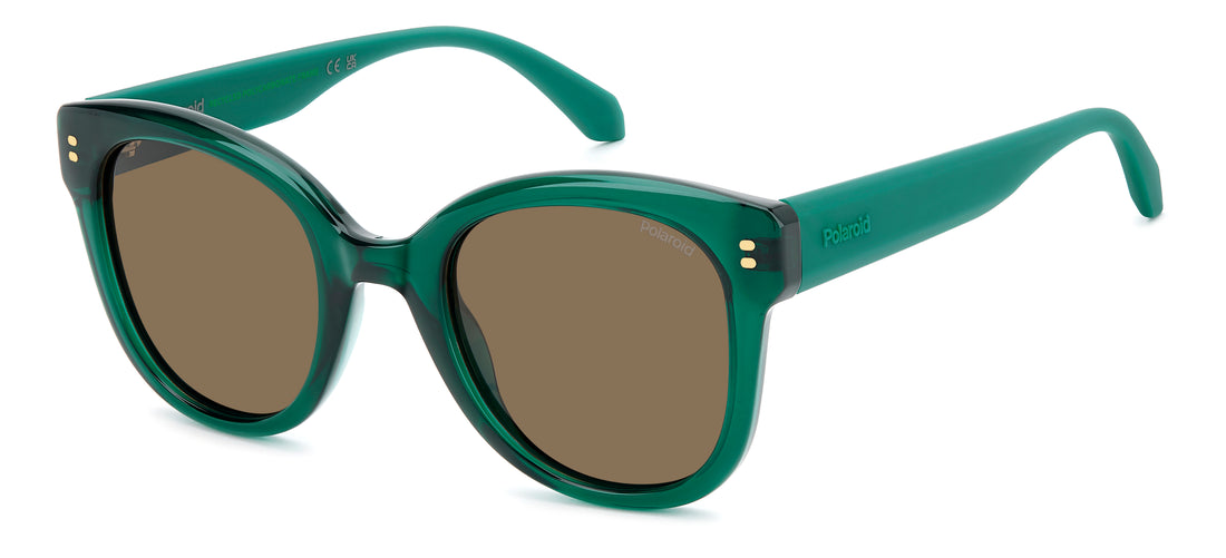 Lunettes de soleil polaroid pld 6248/s/x 1ed sp verde round femenino taille 50mm - Vue principale