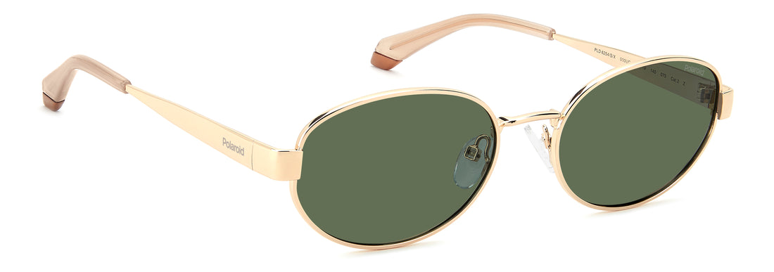 Lunettes de soleil polaroid pld 6254/s/x 000 uc dorado oval femenino taille 55mm - Vue détaillée