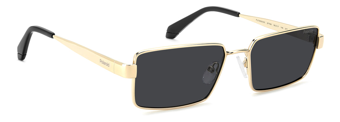 Lunettes de soleil polaroid pld 6255/s/x 2f7 m9 dorado rectangular masculino taille 56mm - Vue détaillée