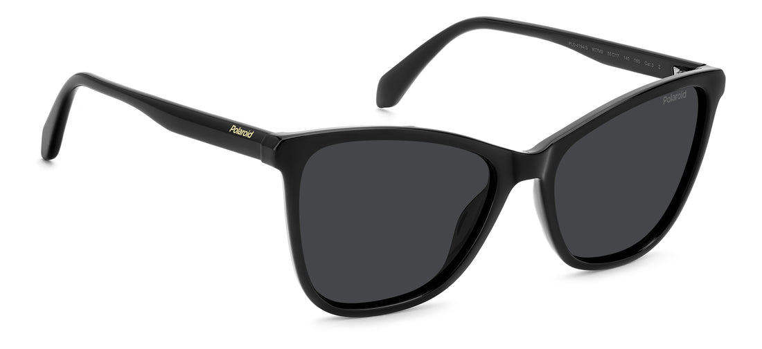 Óculos de sol polaroid pld 4194/s 807 m9 negro cat eye femenino tamanho 55mm - Vista de detalhe