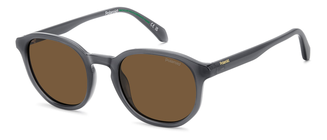 Lunettes de soleil polaroid pld 4195/s kb7 sp grey square masculino taille 51mm - Vue principale
