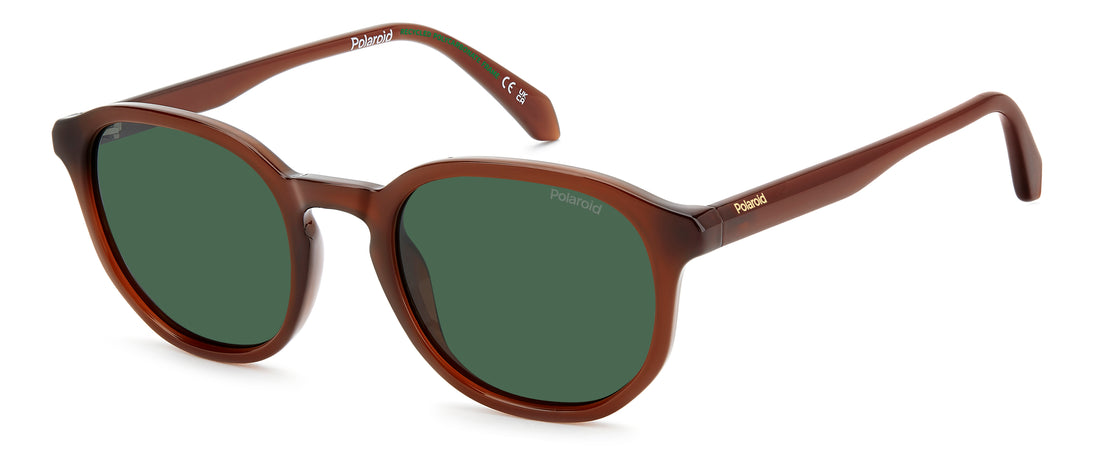 Occhiali da sole polaroid pld 4195/s qgl uc marron square masculino taglia 51mm - Vista principale