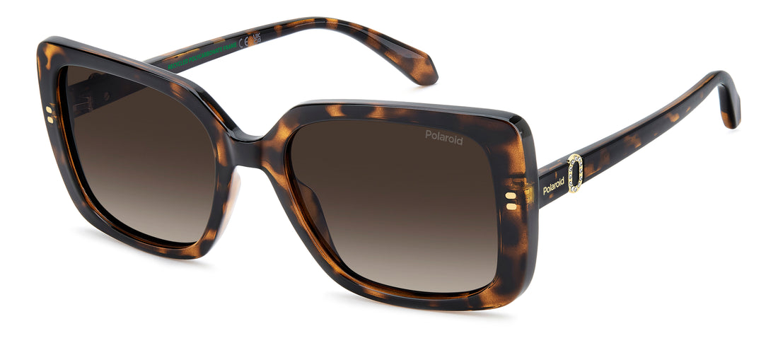 Lunettes de soleil polaroid pld 4199/s/x 086 la havana rectangular femenino taille 55mm - Vue principale