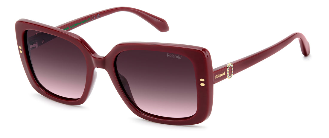 Lunettes de soleil polaroid pld 4199/s/x 8cq xw rojo rectangular femenino taille 55mm - Vue principale