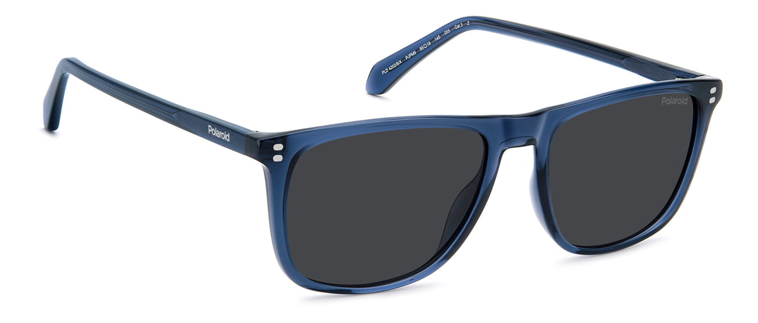 Lunettes de soleil polaroid pld 4202/s/x pjp m9 azul rectangular masculino taille 55mm - Vue détaillée