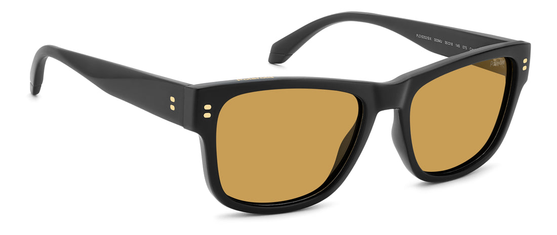 Lunettes de soleil polaroid pld 6252/s/x 003 mu negro square masculino taille 55mm - Vue détaillée
