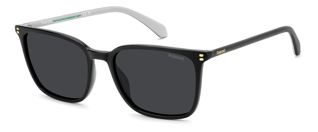 Lunettes de soleil polaroid pld 4207/s/x 807 m9 negro rectangular masculino taille 55mm - Vue principale