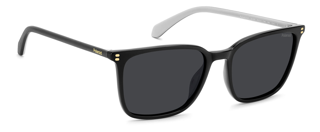 Lunettes de soleil polaroid pld 4207/s/x 807 m9 negro rectangular masculino taille 55mm - Vue détaillée