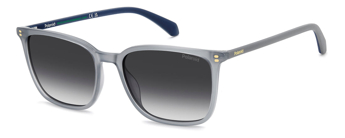 Lunettes de soleil polaroid pld 4207/s/x yb7 wj plateado rectangular masculino taille 55mm - Vue principale