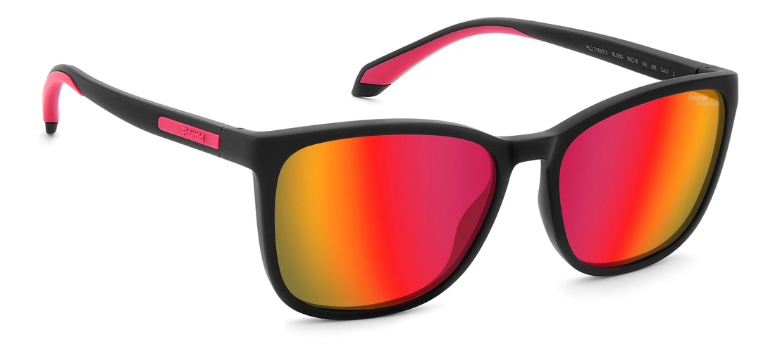 Lunettes de soleil polaroid pld 2169/s/x blx bg negro square femenino taille 56mm - Vue détaillée