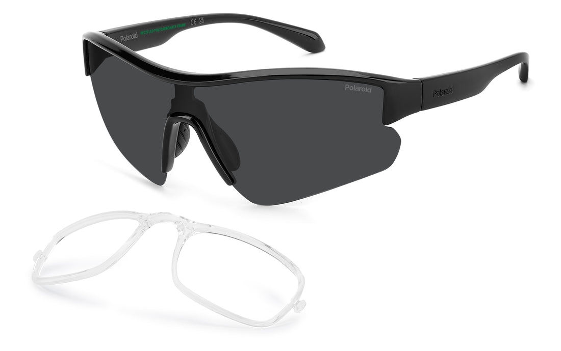 Lunettes de soleil polaroid pld 7061/ci/s 807 m9 negro mask masculino taille 99mm - Vue principale