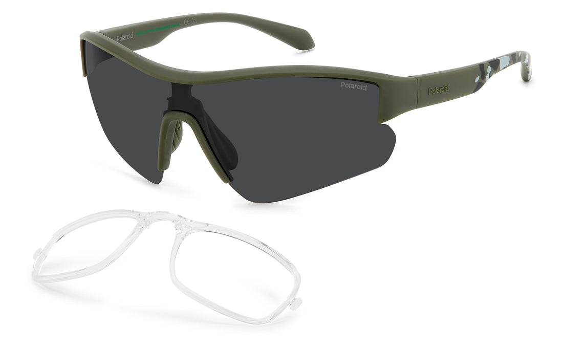 Lunettes de soleil polaroid pld 7061/ci/s dld m9 verde mask masculino taille 99mm - Vue principale