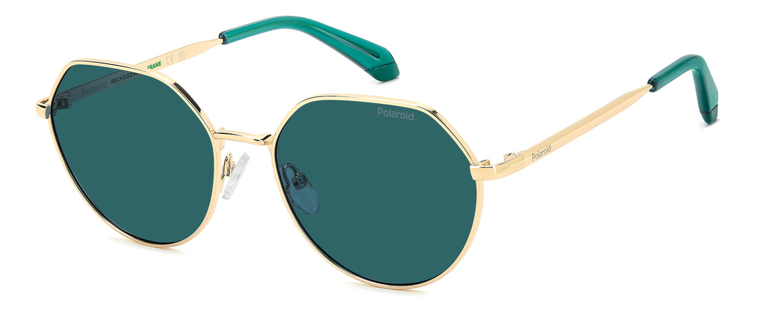 Occhiali da sole polaroid kids pld 8074/s oga c3 dorado round infantil taglia 54mm - Vista principale