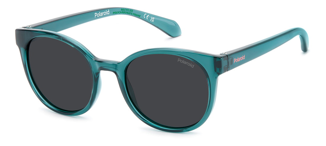 Occhiali da sole polaroid kids pld 8076/s zi9 m9 verde butterfly infantil taglia 45mm - Vista principale
