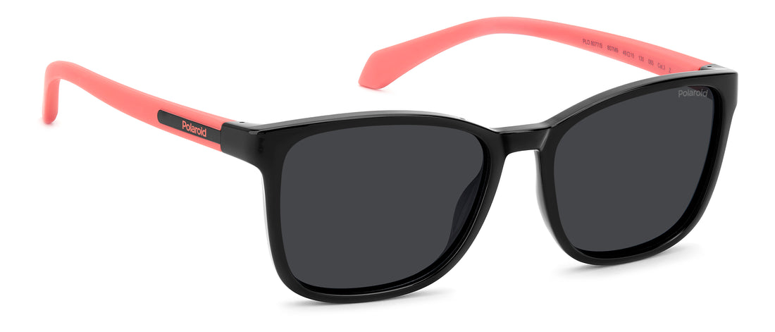 Occhiali da sole polaroid kids pld 8077/s 807 m9 negro rectangular infantil taglia 49mm - Vista principale