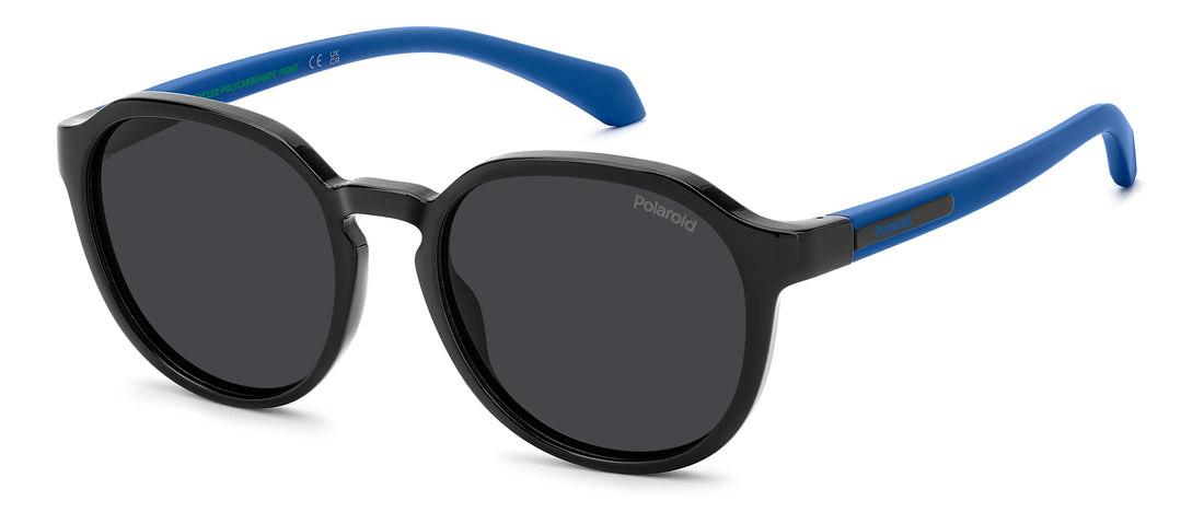 Occhiali da sole polaroid kids pld 8078/s 807 m9 negro pantos infantil taglia 47mm - Vista principale