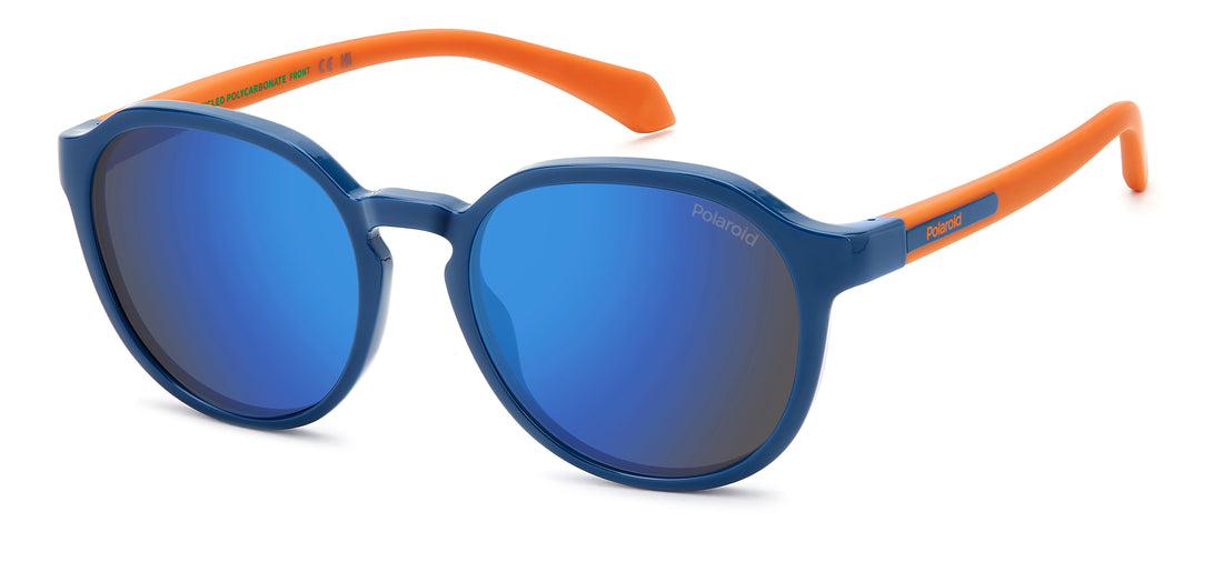 Occhiali da sole polaroid kids pld 8078/s pjp 5x azul pantos infantil taglia 47mm - Vista principale