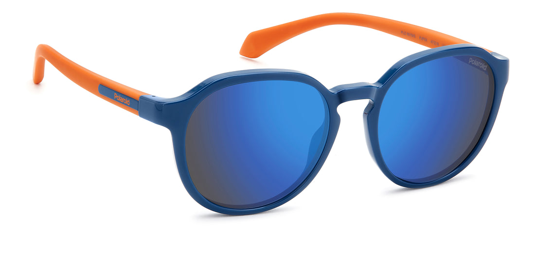 Occhiali da sole polaroid kids pld 8078/s pjp 5x azul pantos infantil taglia 47mm - Vista dettagliata