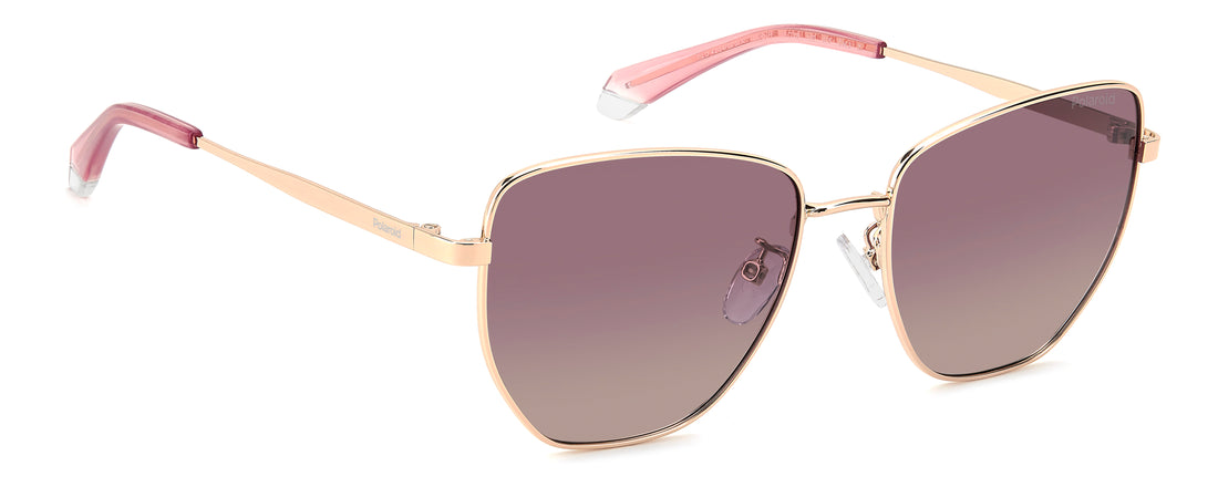 Lunettes de soleil polaroid pld 4204/g/s/x ddb jr dorado square femenino taille 56mm - Vue principale